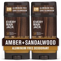 Desodorante Every Man Jack Amber + Sandalwood 90 Ml (Paquete De 2)