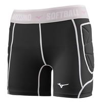 Slider Mizuno Rb Shield Estándar Para Mujer, Acolchado, Negro