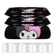 thumbnail image 4 of Kuromi & My Melody Duvet Cover Set 3 Piece Bedding Set Double Sided Printing Decorative Comforter Cover Set, 4 of 5