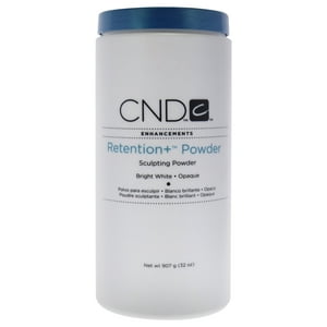 Cnd - Polvos Para Esculpir Retention Plus - Blanco Brillante Opaco