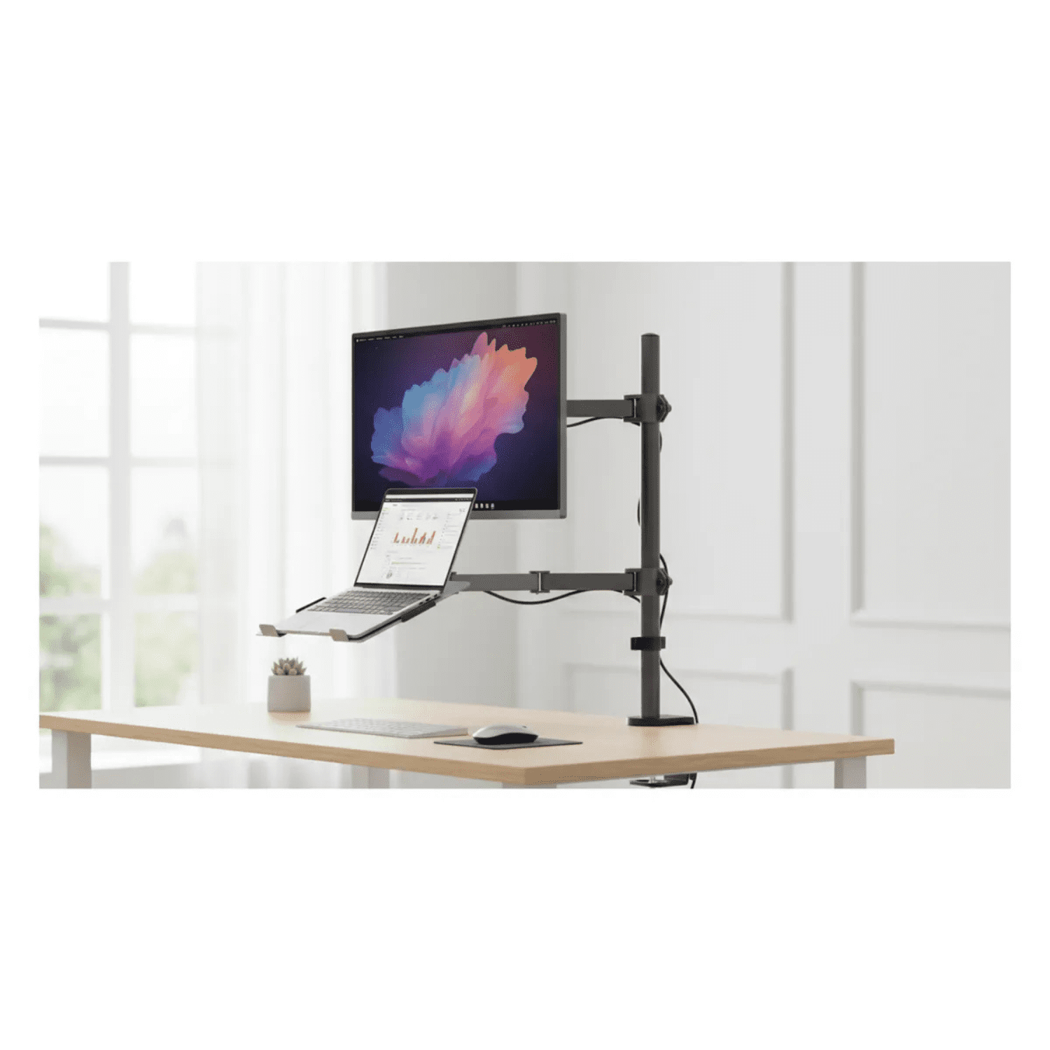 Genérico - Soporte Base Multi-function Desktop 15-33 Monitor Negro