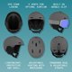 thumbnail image 3 of Casco de esquí Retrospec Zephyr para adultos y jóvenes - Blanco, 3 of 9
