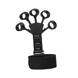 Ioensy - Ejercitador De Dedos Hueco Para Fortalecedor De Agarre Para Pianistas Túnel Carpiano Negro