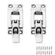 thumbnail image 1 of Cerraduras cuadradas anti-rattle marinas para escotilla de puerta de barco, cierres de abrazadera, bloqueables, construcción resistente, acero inoxidable 316, con tornillos 2pcs, 1 of 3