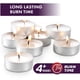 thumbnail image 4 of Velas de té MontoPack, sin perfume, 100 unidades, 4 horas de combustión, 4 of 7