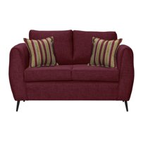 Colbox - Sofá Saveiro 2 Cuerpos Tela Burdeo