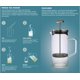 thumbnail image 3 of Exprimidor de té Teabloom Pekoe con mango de cobre, 600 ml, 3 of 4