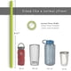 thumbnail image 3 of Pajitas de silicona Softy Straws, tamaño delgado, sin BPA, para 590 ml, 3 of 6