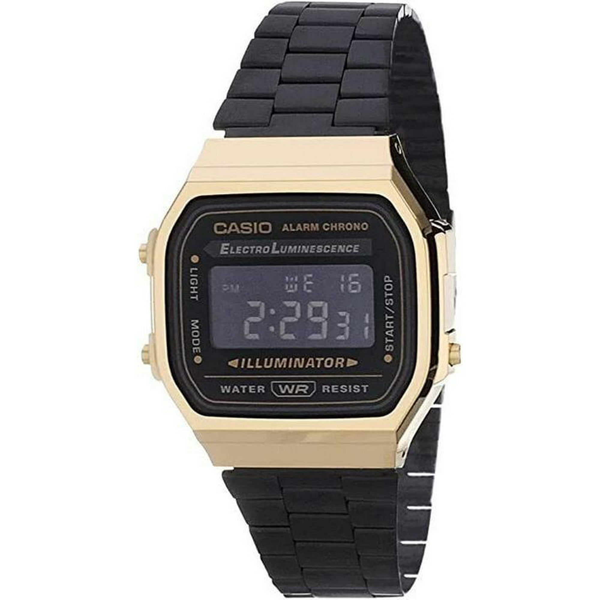 Reloj Casio Vintage Chronograph Alarm Digital A168wegb-1b Unisex Watch