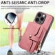 thumbnail image 4 of Funda Tipo Cartera con Correa Cruzada para iPhone 14 Pro Protección Contra Golpes Rosa, 4 of 5