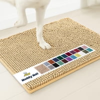 Felpudo Muddy Mat De Microfibra Superabsorbente, 60 X 90 Cm, Color Beige