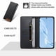 thumbnail image 3 of Funda Tipo Cartera de Cuero Sintético para Samsung Galaxy S20 Ultra Bloqueo RFID, con Ranuras para Tarjetas y Bolsillo para Efectivo, Cierre Magnético Fuerte Negro, 3 of 6