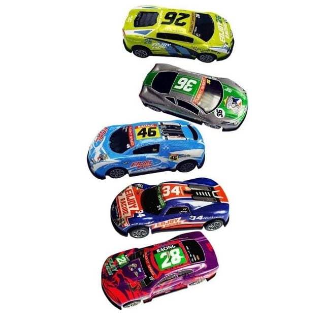 Genérico - Pack 60 Mini Autos De Carrera Juguete Niños Niñas Color Variado Personaje 2rl Autitos De Carrera Juguetes Autitos