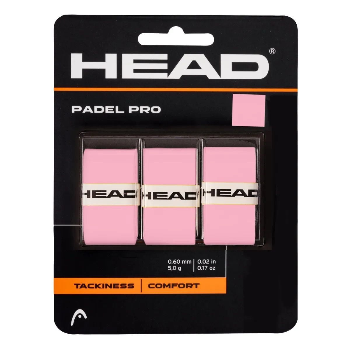 Overgrip Head Padel Pro Rosado X3