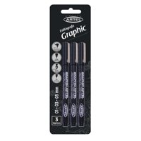 Lápices Estilógrafo Graphic (01-03-05 Mm)  Artel