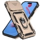 thumbnail image 3 of Funda Resistente Anillo Soporte iPhone 17 Pro Privacidad Cámara Montaje Magnético Oro, 3 of 6