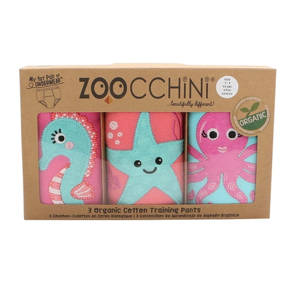 Pack 3 Calzones Entrenamiento Zoocchini OCÉANO (3T/4T)