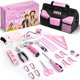 thumbnail image 1 of Set de Herramientas EZUVITA 32 piezas, color rosa, talla infantil 6+, 1 of 7