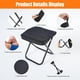 thumbnail image 5 of Taburete de camping usouioo plegable y portátil de 27 cm, carga máxima 100 kg, 5 of 8