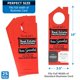 thumbnail image 4 of Colgador de puerta Mediz para inmobiliarias – Rojo – Pack de 25, 4 of 9