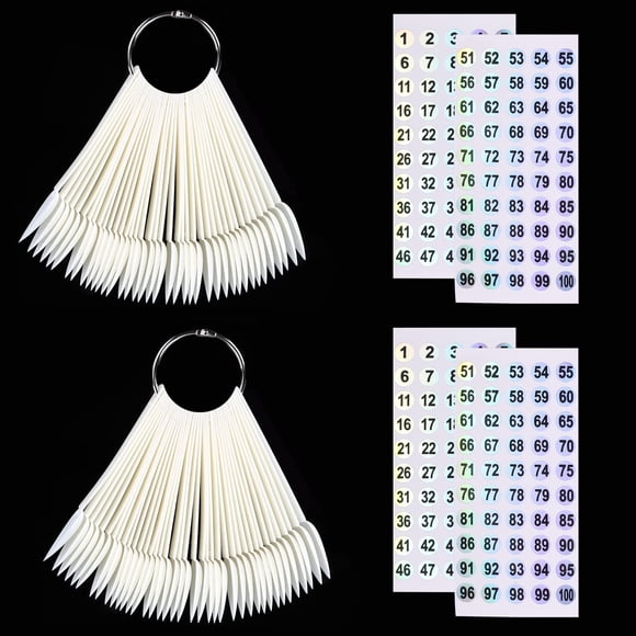 Palitos de muestra para uñas URGINO 100 piezas natural