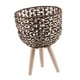 thumbnail image 4 of Soporte De Planta De Cesta Tejida Con Patas, Maceta Para Salón De Apartamento, 4 of 5