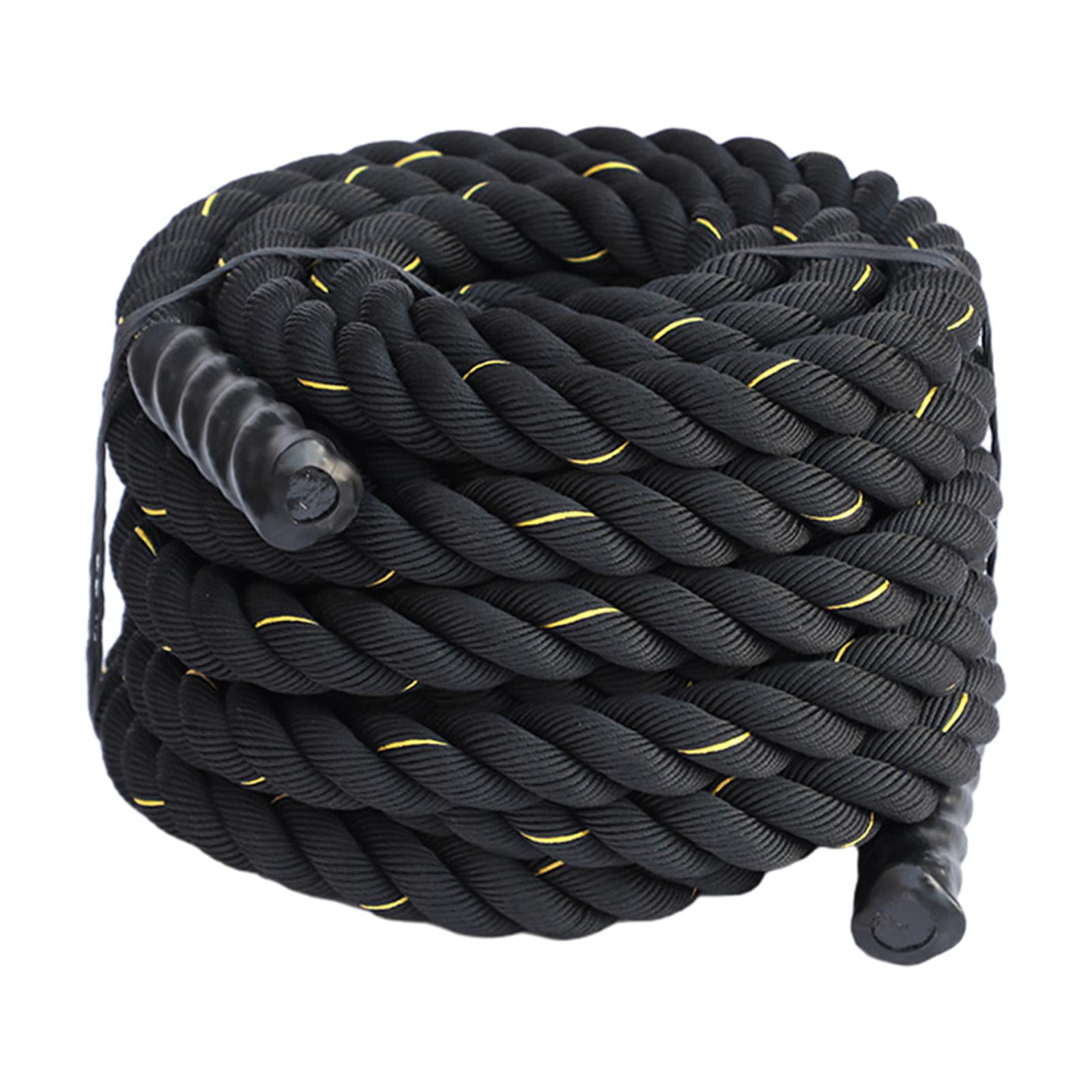 Magideal - Cuerda De Batalla Con Manga, 0,98 Pulgadas De Diámetro, 2,8 M/3 M De Longitud, Entrenamiento Muscular De Gimnasio, Cuerdas De Batalla Para Gimnasio En , 25mmx2.8m Rojo