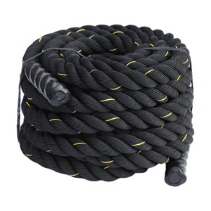 Ioensy - Cuerda De Entrenamiento Para Ejercicios De Batalla, Cuerda De Fitness Para Entrenamiento, Mejora La Fuerza, Gimnasios, 25Mm X 3M, Amarillo