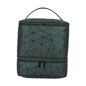 Ioensy - Bolsa Organizadora De Esmalte De Uñas, Bolsa De Transporte De Viaje Para Mujer, Regalo Cosmético, Verde Oscuro