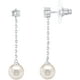 thumbnail image 1 of Pendientes de plata con forma de concha y perla | Pendientes de perla para mujer, 1 of 5