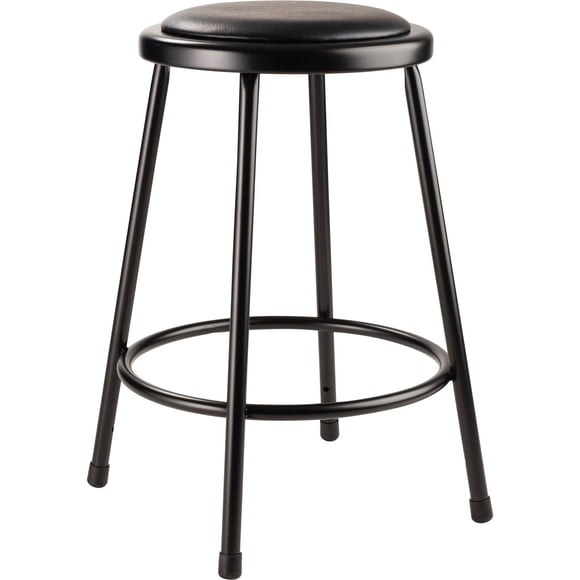 Taburete Casafoyer 24 Serie 6400 de Acero con Acolchado de Vinil Resistente