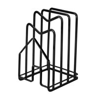 Magideal - Estante De Hierro Y Soporte De Estante Accesorios De Cocina De Ahorro De Espacio Soporte Para, , , Negro