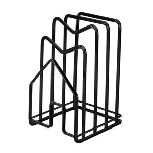 Magideal - Estante De Hierro Y Soporte De Estante Accesorios De Cocina De Ahorro De Espacio Soporte Para, , , Negro