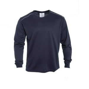 Jayson - Polera Dry Fit C/Antibacterial Ml Cuello Polo Y Reflectante Gris Oscuro M