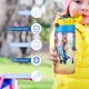 thumbnail image 5 of Dragones: Rescatadores Botella de Agua con Tapa Pop Top de Un Toque, Acero Inoxidable, a Prueba de Fugas, para Deportes, Botella Infantil azul 12 oz, 5 of 6