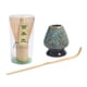 thumbnail image 3 of Juego De Batidores De Té Matcha Batidor De Bambú + Cuchara De Bambú + Soporte Para Batidor De Cerámica Azul, 3 of 5