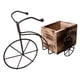 thumbnail image 1 of Maceta De Bicicleta, Adorno, Maceta, Caja De Flores De Madera Para Estante, Jardín, Oficina, Color Madera, 1 of 5