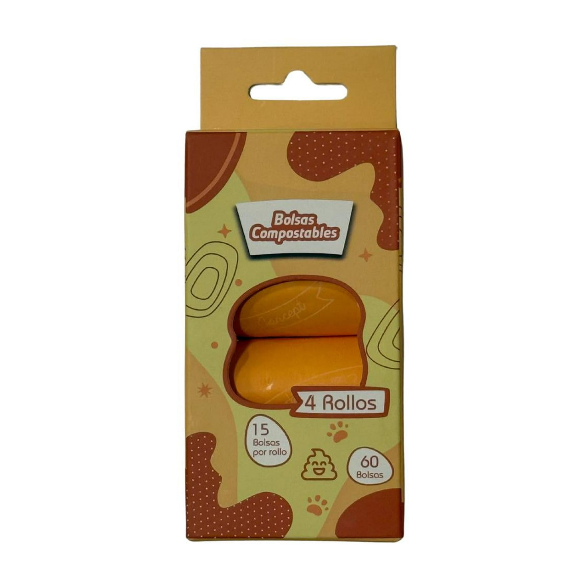 Happy Shiba - 60 Bolsas Heces Perro Compostable Bio-organica A Base Maiz