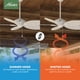 thumbnail image 4 of Ventilador de techo Hunter 137 cm blanco sin luz, 4 of 8
