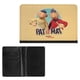thumbnail image 2 of Pat y Mat Porta Pasaporte y Cartera de Viaje Premium de Cuero PU, Funda de Pasaporte Bloqueo RFID con Ranuras para Tarjetas de Crédito, Estuche para Libro de Pasaporte para Familia 10cm × 15cm, 2 of 6