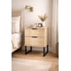 thumbnail image 1 of Velador Veluxa 2 Cajones con Rieles Suaves mesa de dormitorio, 1 of 8