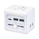 thumbnail image 1 of Adaptador de corriente QVS PA-C5 Priumum World Travel con USB-C y USB, 1 of 6