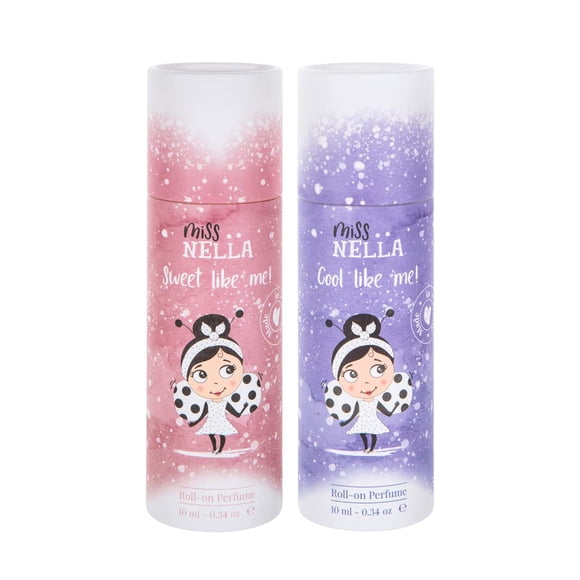 Set Roll-On Perfume MISS NELLA Be Like Me para niños, 10 ml