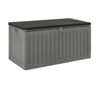 Bodega Jardín Tipo Baúl Negro 270 Litros Qrubber