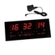 thumbnail image 3 of Reloj De Pared Digital LED Tiempo Calendario Temperatura Reloj Despertador Eléctrico EE. UU., 3 of 3