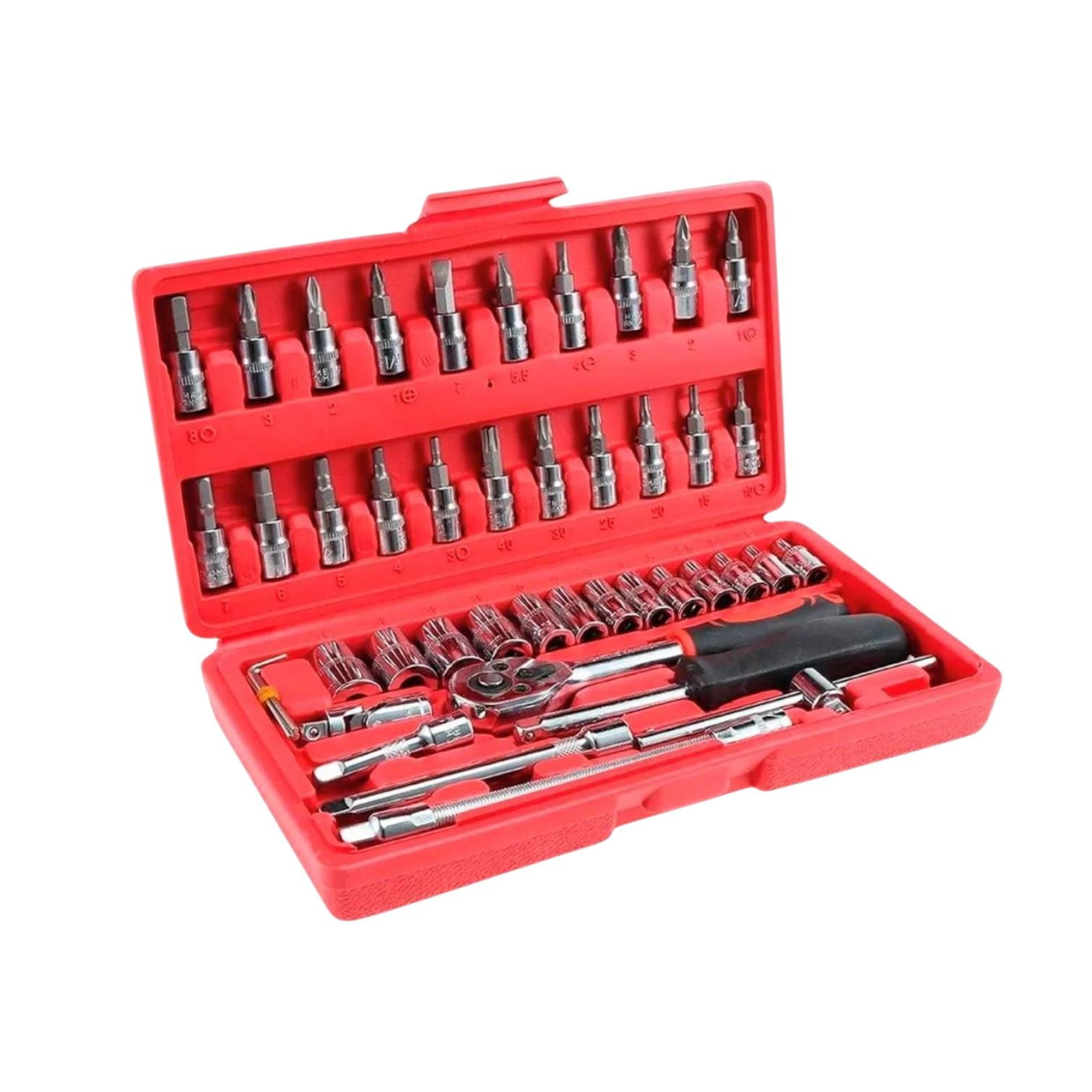 Alday - Kit Set Juego De Dados Chicharra Cuadrante 1/4 46 Piezas