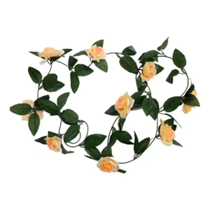 Genérico - Enredadera Rosas Artificiales Amarillas