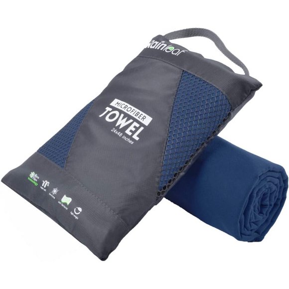 Rainleaf Microfiber Towel Quick Dry Camping Travel Gym T