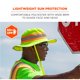 thumbnail image 2 of Gorro Ergodyne GloWear 8935 reflectante de alta visibilidad naranja L/XL, 2 of 6