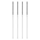 thumbnail image 1 of Juego de 4 cepillos limpiadores de tuberías con cerdas de acero inoxidable de 0.12 pulgadas y mango ergonómico para botellas, pajillas, tuberías, teclados, tubos, plateado, 1 of 7